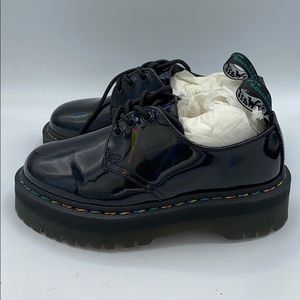 quad rainbow dr martens